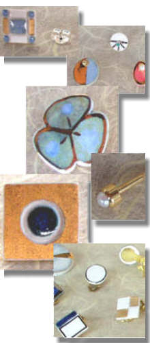 Porzellanschmuck, Porzellan Ohrschmuck, www.schmuck.fradl.com